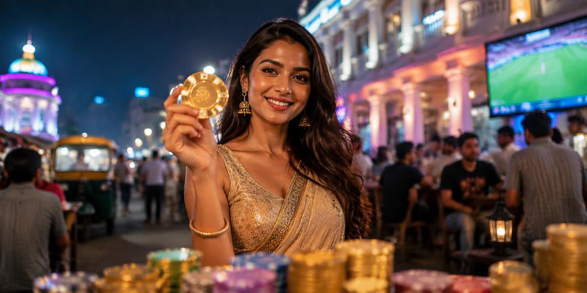 Delhi Connaught Place cricket betting market at night